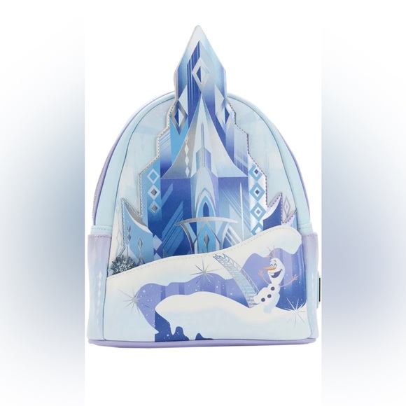 Loungefly Disney Princess Frozen Castle Mini Backpack AC - Picture 1 of 5